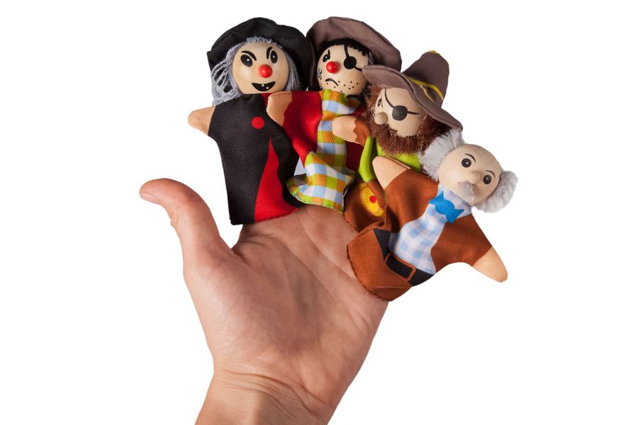 Набор кукол для пальчикового театра (Set 1) Goki (SO399G) SO399G фото