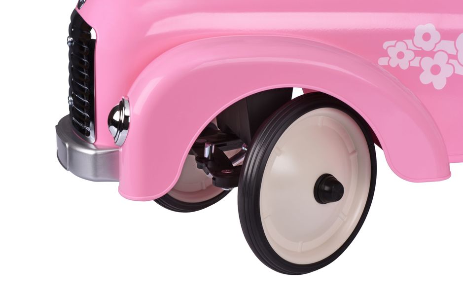 Толокар Goki Ретро машина рожева 14161G - Уцінка 14161G фото