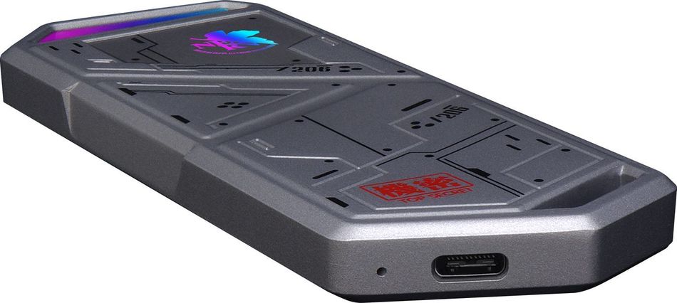 Портативный корпус SSD ASUS ROG STRIX ARION EVA Edition ESD-S1C/SIL/G/AS EVA PCIe NVMe M.2 2230/2242/2260/2280 USB-C 3.2 Gen 2x1 (90DD02H2-M09000) 90DD02H2-M09000 фото