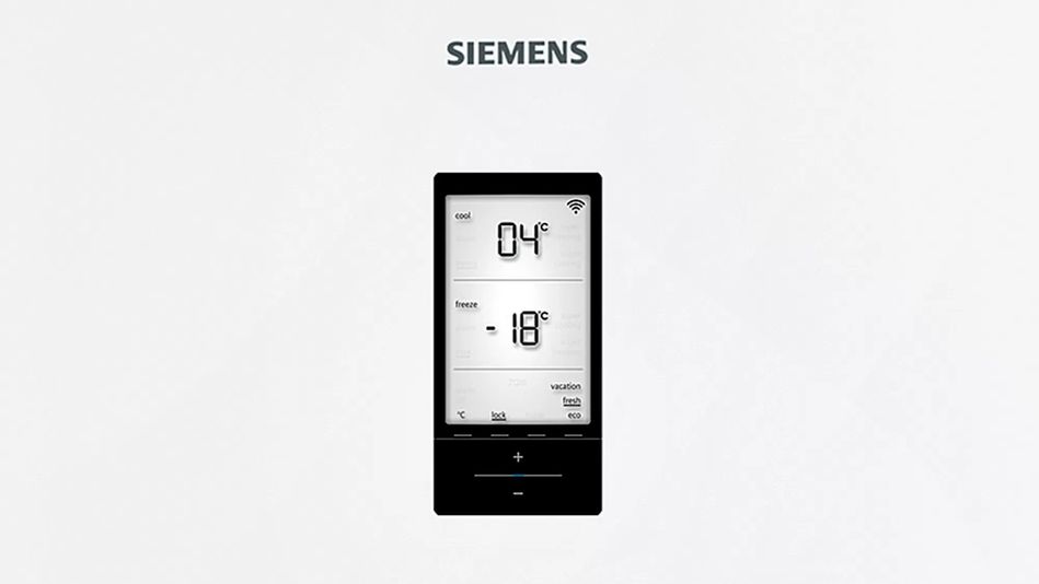 Холодильник Siemens з нижн. мороз., 203x60x67, xолод.відд.-279л, мороз.відд.-87л, 2дв., А++, NF, дисплей, білий (KG39NAW306) KG39NAW306 фото