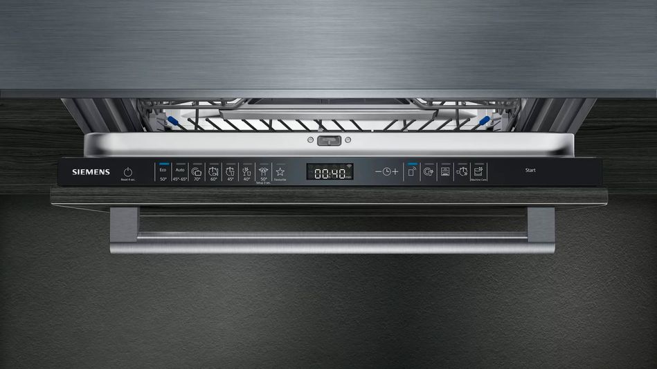 Посудомийна машина Siemens вбудовувана, 14компл., A+++, 60см, дисплей, білий (SX75ZX48CE) SX75ZX48CE фото
