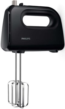 Миксер Philips ручной Daily Collection, 300Вт, насадки -2, турборежим, черный (HR3705/10) HR3705/10 фото