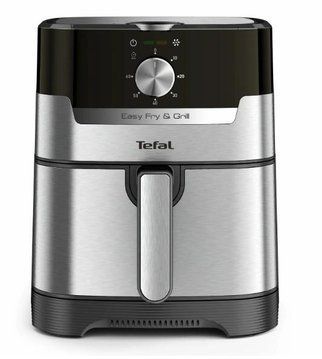 Мультипіч Tefal EasyFry&Grill, 1550Вт, чаша-4.2л, механічне керув., від 80&deg;C до 200&deg;C, пластик, сірий - Уцінка EY501D15 фото