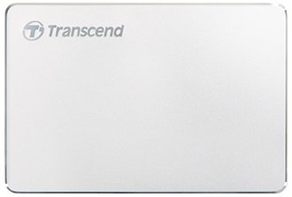 Портативный жесткий диск Transcend 1TB USB 3.1 Type-C StoreJet 25C3S Silver (TS1TSJ25C3S) TS1TSJ25C3S фото