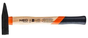 Молоток слюсарний Neo Tools, 200г, рукоятка дерев'яна з ясеню 25-012 фото