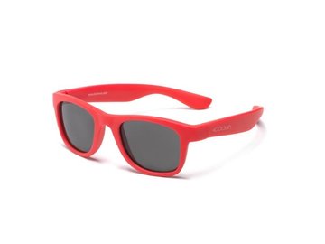 Дитячі сонцезахисні окуляри Koolsun червоні серії Wave розмір 1-5 років (WARE001) KS-WARE001 фото