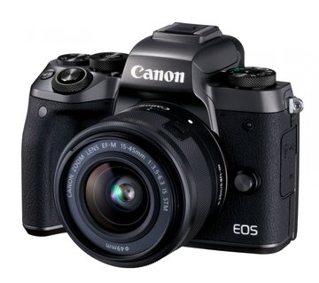 Цифр. фотокамера Canon EOS M5 + 15-45 IS STM Kit Black (1279C046) 1279C046 фото