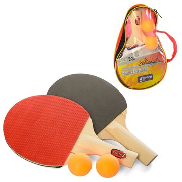 Набор для настольного тенниса MS 1302 в чехле, ракетки, мячики MS 1302 фото