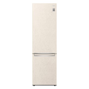 Холодильник LG з нижн. мороз., 203x60х68, холод.відд.-277л, мороз.відд.-107л, 2дв., А++, NF, інв., диспл внутр., зона св-ті, бежевий GW-B509SEZM GW-B509SEZM фото