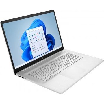 Ноутбук HP 17-cn2017ua 17.3" FHD IPS AG,Intel i5-1235U, 16GB, F512GB, UMA, DOS, сріблястий - Уцінка 91L40EA фото