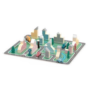 Дерев'яний ігровий набір Viga Toys PolarB Місто, 56 ел. (44040) 44040 фото