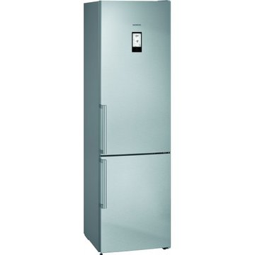 Холодильник Siemens с нижн. мороз., 203x60x67, холод.отд.-279л, мороз.отд.-87л, 2дв., А++, NF, дисплей, нерж. KG39NAI306 KG39NAIEQ фото