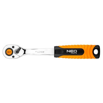 Ключ-трещотка Neo Tools, 1/2", 90 зубцов, 250мм, CrV, 0.58кг (08-536) 08-536 фото