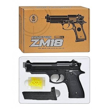 Игрушечный пистолет с пульками CYMA металлический (ZM18) ZM18 фото