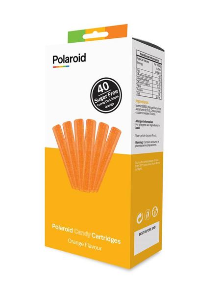 Набір картриджів для 3D ручки Polaroid Candy pen, апельсин, помаранчевий (40 шт) PL-2506-00 фото
