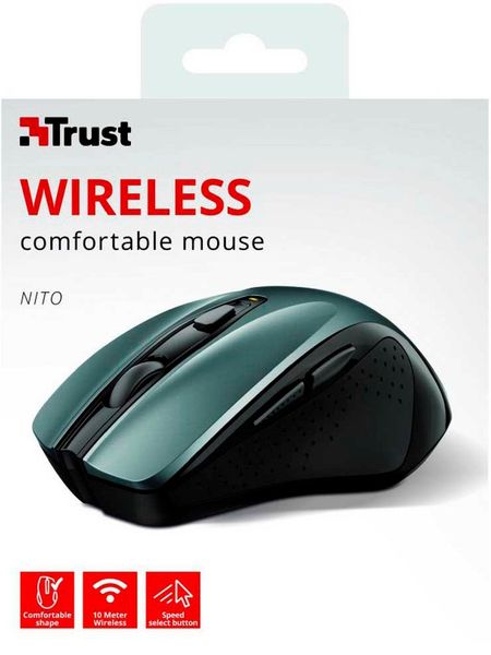 Мышь Trust NITO, WL, Серо-Черный (24115_TRUST) 24115_TRUST фото