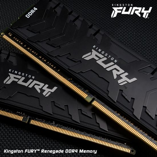 Пам'ять ПК Kingston DDR4 8GB 2666 FURY Renegade Black (KF426C13RB/8) KF426C13RB/8 фото