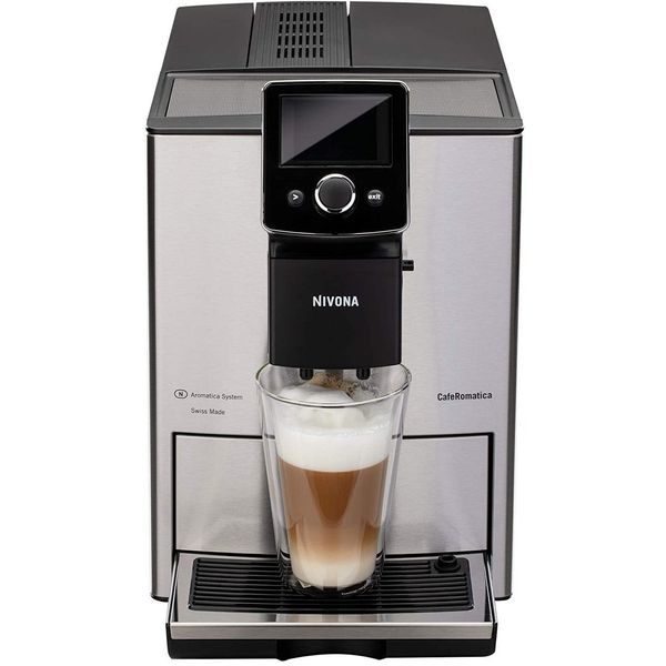 Кофемашина NIVONA CafeRomatica, 2.2л, зерно+молотая, автомат.капуч, авторецептов-9, металл (NICR825) NICR825 фото