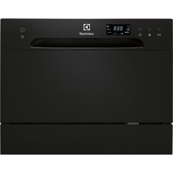 Посудомийна машина Electrolux настільна, 6компл., A+, 55см, дисплей, сірий ESF2400OS фото