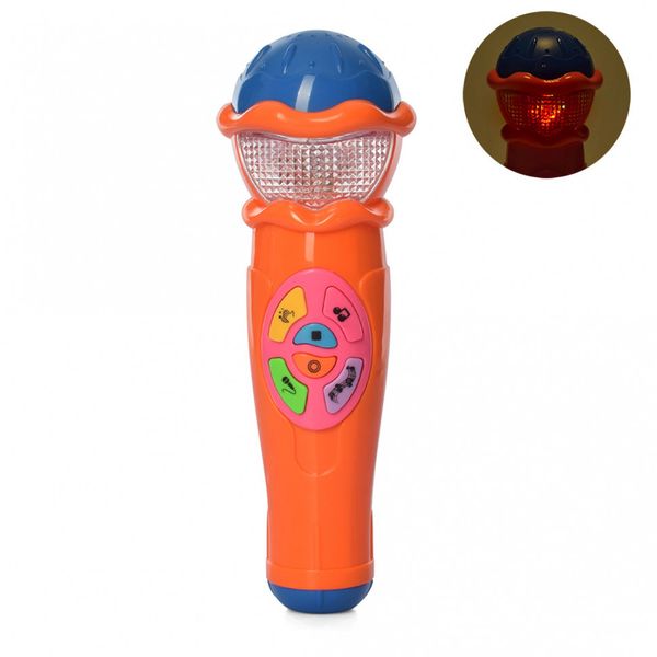 Музыкальная игрушка "Микрофон" 7043RU 6 мелодий (7043RU(Orange)) 7043RU(Orange) фото