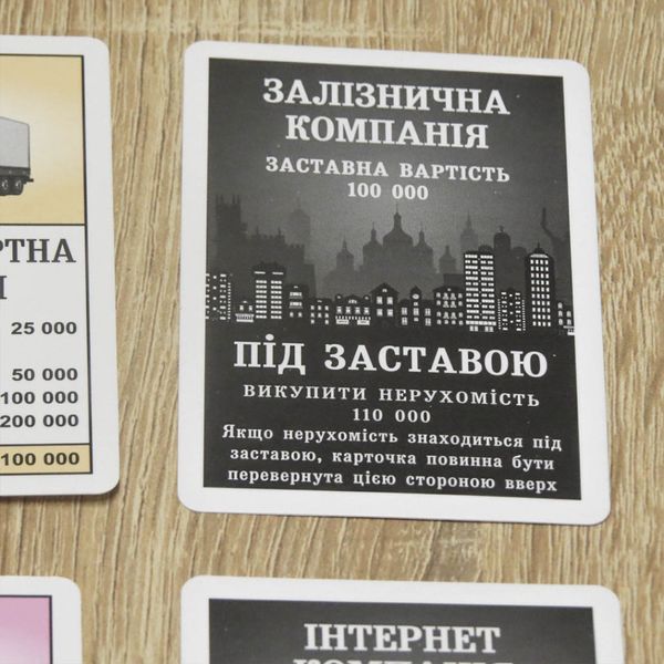 Настольная игра "Монополия Украина" на укр. языке (0734ATS) 0734ATS фото