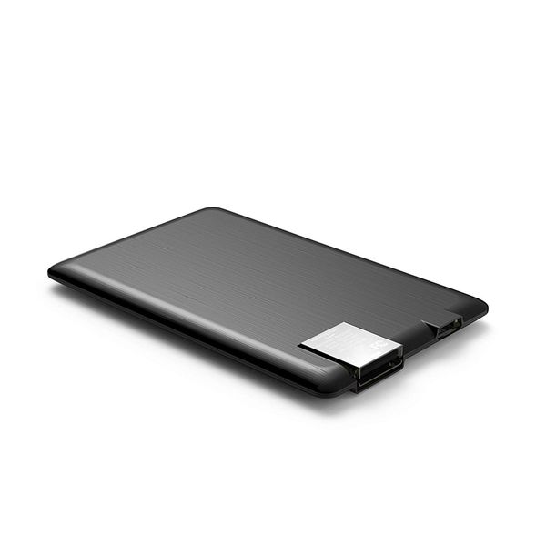 Внешн. портат..аккум. батарея XOOPAR - POWER CARD (Li-Pol,1300мА*ч,черн.,microUSB/USB-каб, LED) XP61057.20RV фото