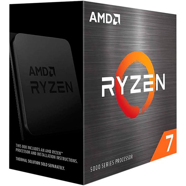 Центральний процесор AMD Ryzen 7 5700X 8C/16T 3.4/4.6GHz Boost 32Mb AM4 65W w/o cooler Box (100-100000926WOF) 100-100000926WOF фото