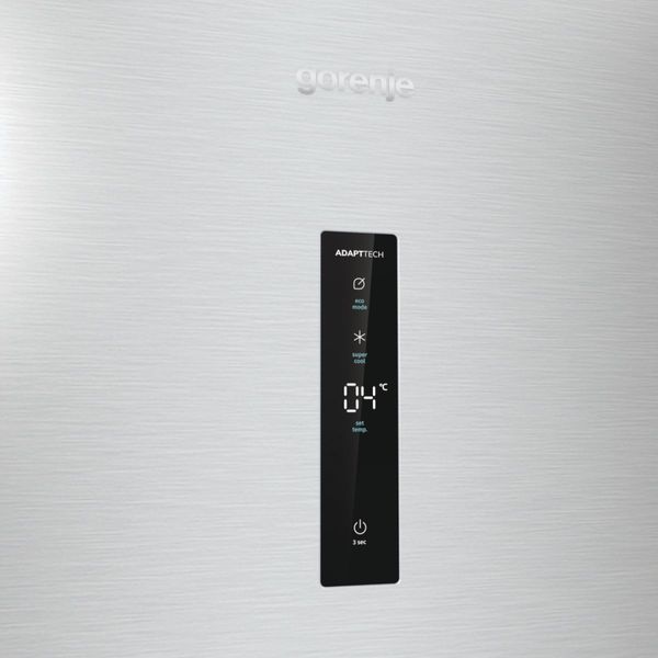 Холодильна камера Gorenje, 185x60х66, 398л, А++, дисплей, зона св-ті, матовий нерж (R619EAXL6) R619EAXL6 фото