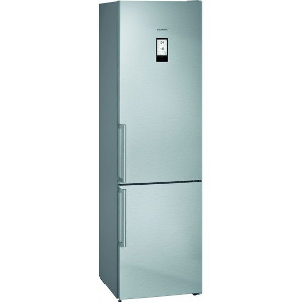 Холодильник Siemens с нижн. мороз., 203x60x67, холод.отд.-279л, мороз.отд.-87л, 2дв., А++, NF, дисплей, нерж. KG39NAI306 (KG39NAIEQ) KG39NAIEQ фото