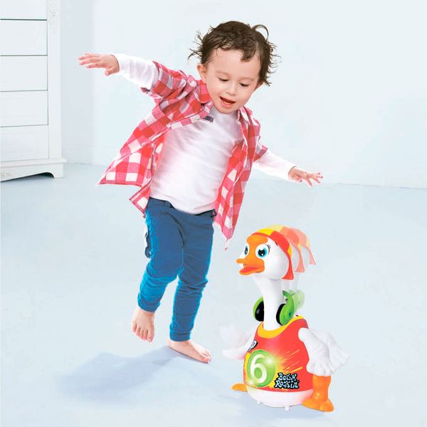 Интерактивная музыкальная игрушка Hola Toys Танцующий гусь (828-red) 828-green фото
