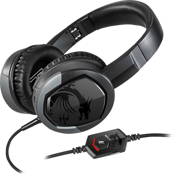Гарнитура MSI Immerse GH30 Immerse Stereo Over-ear Gaming Headset V2 (S37-2101001-SV1) S37-2101001-SV1 фото