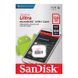 Карта пам'яті SanDisk microSD 128GB C10 UHS-I R100MB/s Ultra (SDSQUNR-128G-GN6MN)