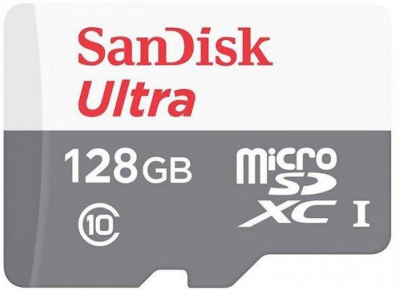 Карта пам'яті SanDisk microSD 128GB C10 UHS-I R100MB/s Ultra (SDSQUNR-128G-GN6MN) SDSQUNR-128G-GN6MN фото