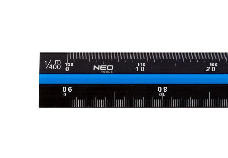 Линейка NEO треугольная, алюминий, 30 см (72-205) 72-205 фото