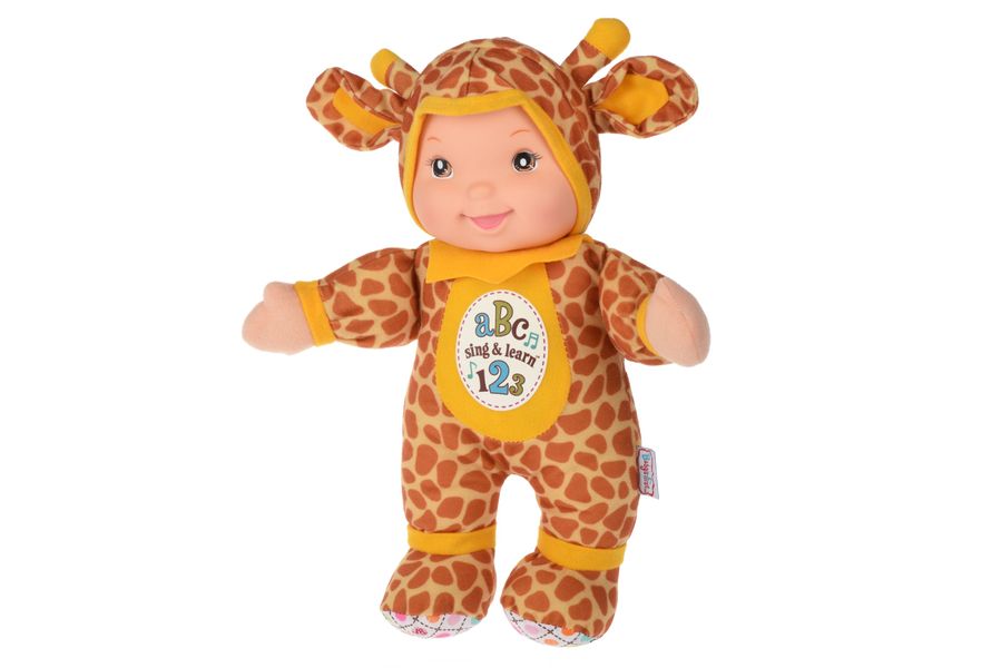 Лялька Sing and Learn Співай і Вчися (жовтий Жирафа) Baby's First 21180-4 - Уцінка 21180-4 фото