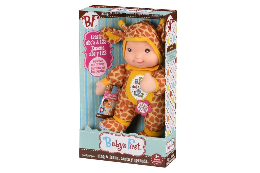 Кукла Sing and Learn Пой и Учись (желтый Жираф) Baby's First 21180-4 - Уцінка 21180-4 фото