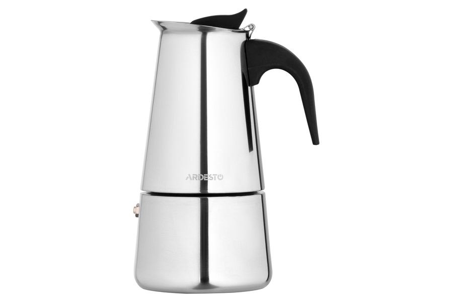 Гейзерна кавоварка Ardesto Gemini Apulia, 6 чашок, нержавіюча сталь (AR0806SS) AR0806SS фото
