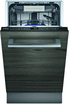 Посудомийна машина Siemens вбудовувана, 10компл., A++, 45см, дисплей, 3й кошик, білий (SR75EX05ME) SR75EX05ME фото