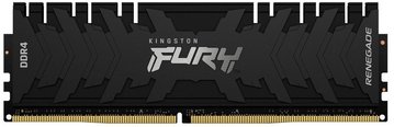 Память ПК Kingston DDR4 16GB KIT (8GBx2) 2666 FURY Renegade Black (KF426C13RBK2/16) KF426C13RBK2/16 фото