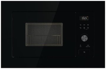 Микроволновая печь Gorenje встраиваемая, 20л, электр. управл., 800Вт, гриль, дисплей, черный BM201AG1BG фото