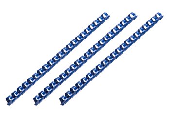 Пластиковые пружины для биндера 2E, 8мм, синие, 100шт 2E-PL08-100CY фото