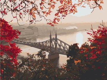 Картина за номерами. Art Craft "Міст свободи. Будапешт" 40х50 см (10560-AC) 10560-AC фото