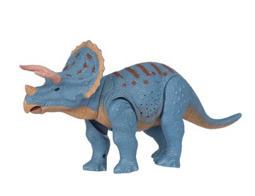 Динозавр Same Toy Dinosaur Planet Трицератопс блакитний (світло, звук) без п/к RS6167AUt - Уцінка RS6167AUT фото