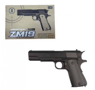 Дитячий іграшковий пістолет ZM19 металевий ZM19 фото