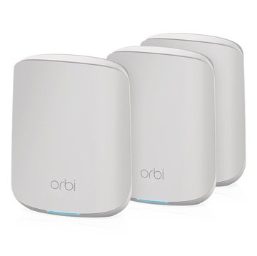WiFi система NETGEAR Orbi RBK353 AX1800 WiFi 6, MESH, 3x GE LAN, 1x GE WAN, бел. цв. (3шт.) RBK353-100EUS - Уцінка RBK353-100EUS фото