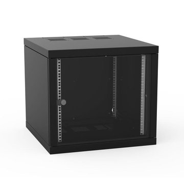 Шкаф ZPAS 19", 18U, 600x600 мм, Z-BOX, сменные боковые стенки, стеклянные двери, 100кг. максимальный, черный - Уцінка WZ-7240-20-A5-161-BNP фото