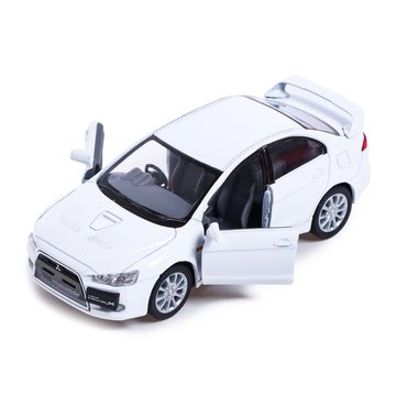 Автомодель легкова MITSUBISHI LANCER EVOLUTION X 1:36, 5'' Білий (KT5329W(White)) KT5329W(White) фото