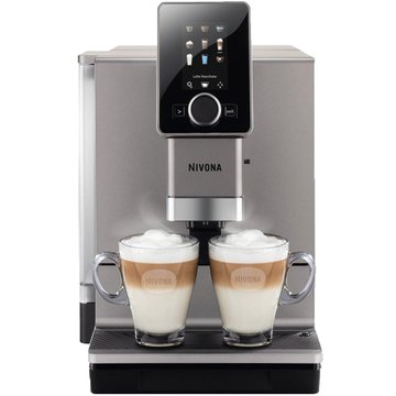 Кофемашина NIVONA CafeRomatica, 2.2л, зерно+молотая, автомат.капуч, авторецепт.-9, серебристый (NICR930) NICR930 фото