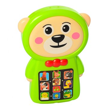 Іграшковий телефон Мишка з пісеньками і віршами (M 4052(Green)) M 4052(Green) фото