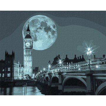 Картина за номерами "Ніч у Лондоні" Ідейка 40х50 см Картина за номерами "Ніч у Лондоні" Ідейка 40х50 см (KHO3614) KHO3614 фото